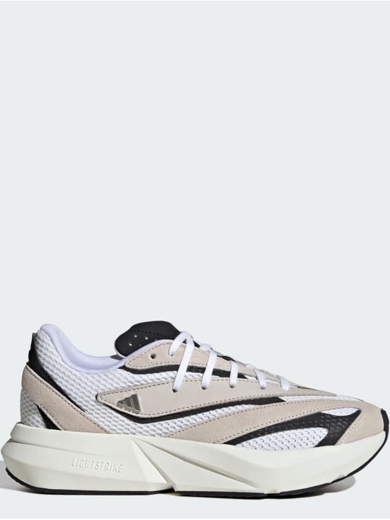 adidas Shoes - NWT Adidas Women’s LightBlaze White Black Beige Athletic Sneakers Size 9
